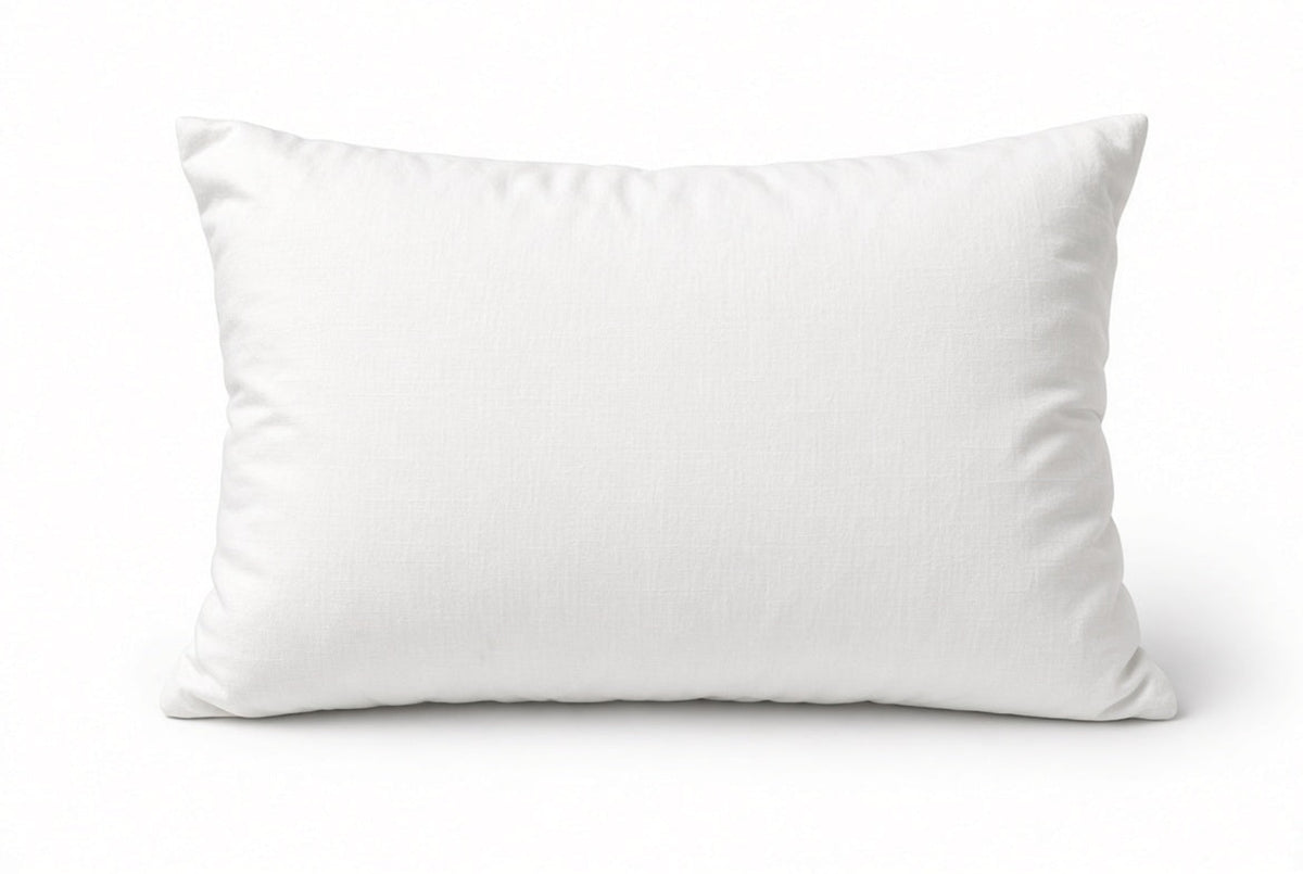 Down and Feather Pillow Insert, 12 x 20 in