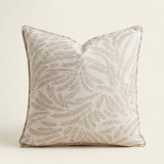 Blush Fern Pillow Cover