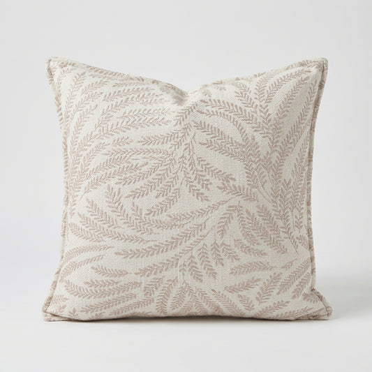 Blush Fern Pillow Cover