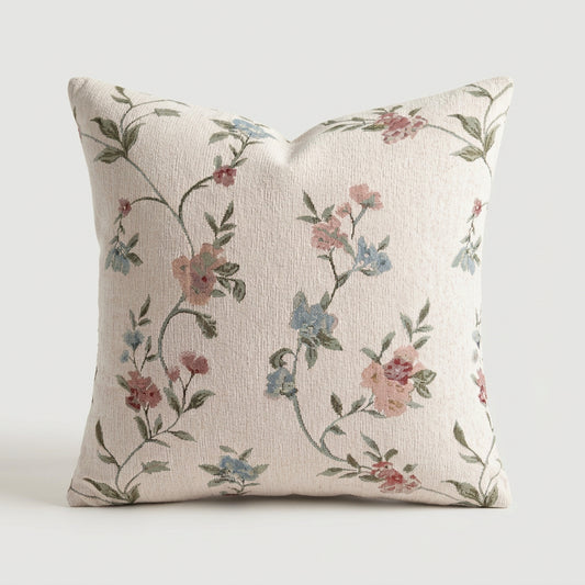 Floral Vine Pillow Cover