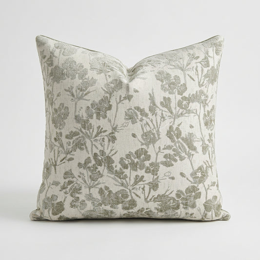 Sage Botanical Pillow Cover