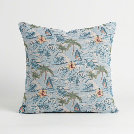 Surf Print Pillow Cover