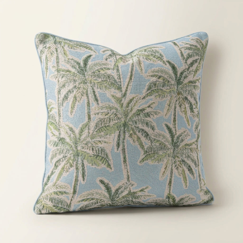 Palm Ocean Pillow Cover