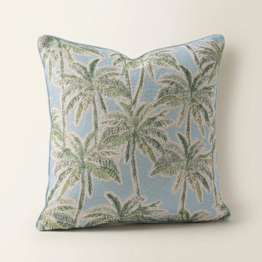 Palm Ocean Pillow Cover