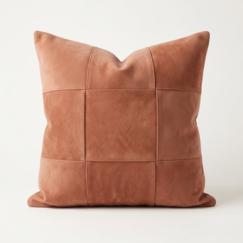 Terra Panel Velvet Pillow Cover