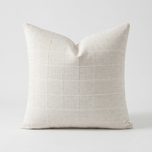 Plain Ivory Pillow Cover