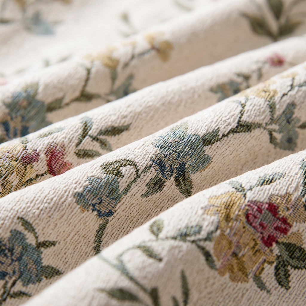 Floral Vine Pillow Cover